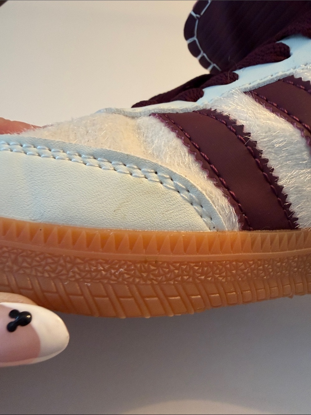 EUC! Wales Bonner x adidas Samba Pony 'Cream White', sz 6.5 (38FR) - Picture 14 of 14